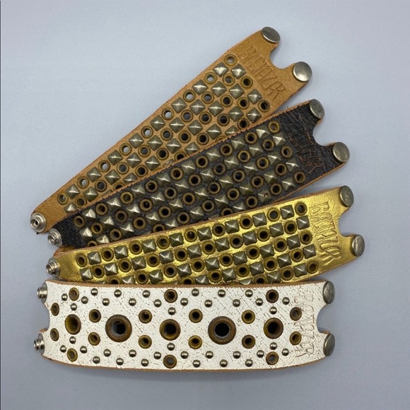 Baltazar Jewelry - BALTAZAR leather cuff bracelets RARE FIND